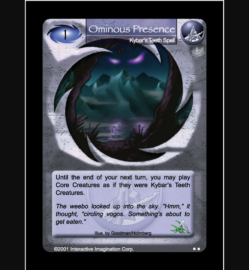 Ominous Presence - Foil